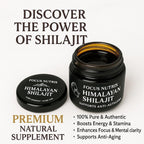 Pure Himalayan Shilajit Resin (30g) – Natural Energy, Strength & Focus Supplement